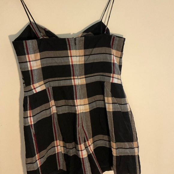 Club Monaco plaid shorts, sweetheart, romper - Picture 3 of 5